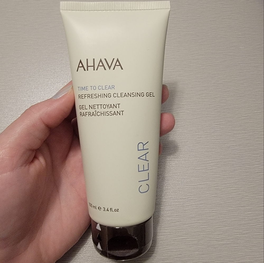 NWT! Ahava! Time to Clear Refreshing Cleansing Gel! 100 mL/ 3.4 fl oz!